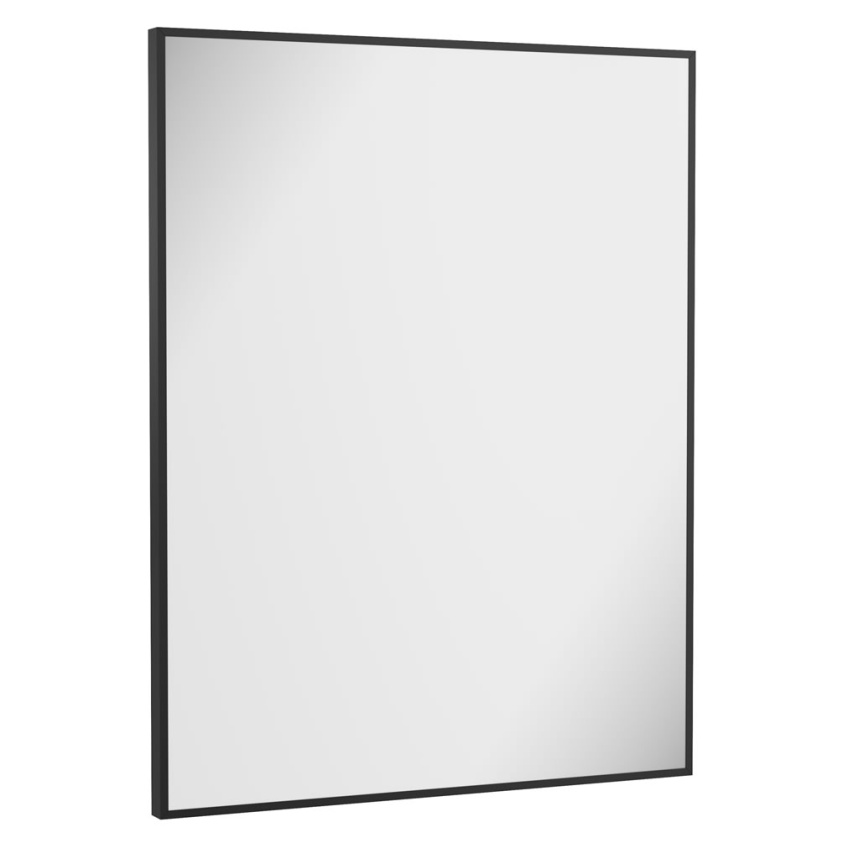 Cutout image of Crosswater MPRO 700 x 900mm Matt Black Mirror